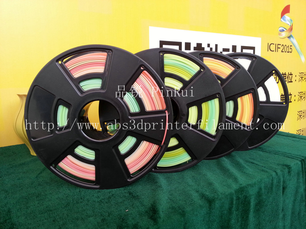 Gradient Color Multicolor Gradient Abs 3d Printer Filament 1 75 3 0 Mm 750g