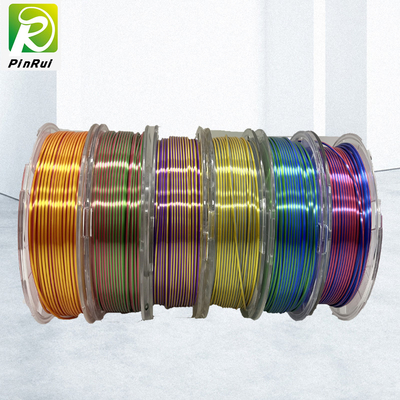 1.75mm / 3.0mm Silk Dual Color Filament , Two Colors 3d Printer Filament
