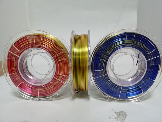 trip color 3d printer filament,silk filament, 3d printer filaments