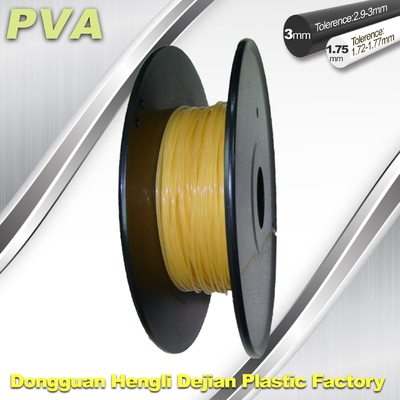 Water Soluble Support Material PVA 3D Printing Filament 1.75 / 3.0 mm Natural