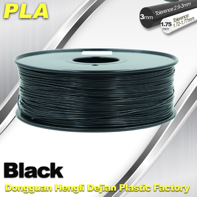 Black  PLA 3d Printer Filament  1.75mm /  3.0mm 1.0 KG / Roll
