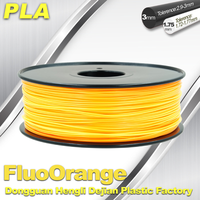 1.75mm PLA   Fluorescent  Filament  3D Print Material Stiffness High
