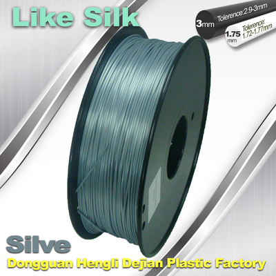 Polymer Composites 3d Printer filament  1.75 / 3.0 mm  ,Imitation Like Silk Filament ,High Gloss
