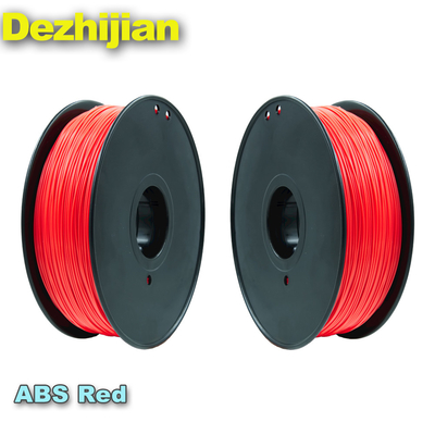 Good Stability Red PLA 3d Printer Filament Neat Winding Spool 1kg / Roll