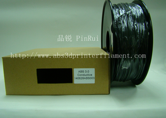 Electronics industry conductive abs filament  3d printer consumables 1.75 / 3.00mm