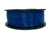 Blue Color Flexible 3D Printer Filament 1.75 3.0mm Twinkling Filament 200°C - 230°C