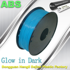 1.75 / 3.0mm Glow In The Dark ABS Filament Good Performance Of Electroplating