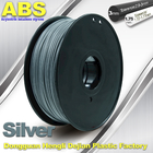 High strength ABS 3d Printer Filament 1.75mm Silver Filament Materials