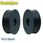 Black 3d Printer Filament PLA 1.75 Mm Heating Bed Temperature 50℃