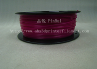 High Strength Trans Purple PLA 3d Printer Filament , Cubify And UP 3D Printing Material