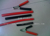 Red / Black Plastic Flexible Hose For Alligator Clip , Wire Harnesses , Transformers
