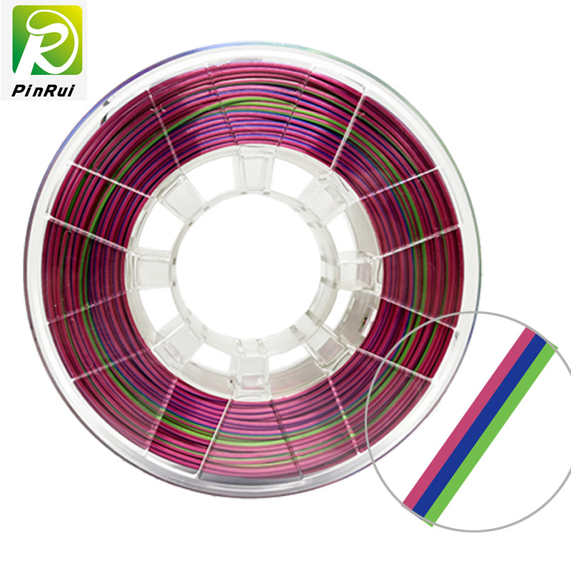Three Colors In Filament Dual Color Silk Filament For 3d Printer