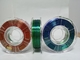 silk tricolor filament,  triple color filament,3 colors,pla filament