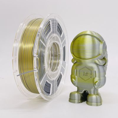 Silk 1.75 Mm 3d Printer Dual Color Pla Filament 2 Color