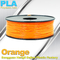 Biodegradable Orange PLA 3d Printer Filament  1.75mm Materials For 3D Printing
