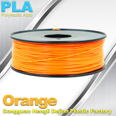 Biodegradable Orange PLA 3d Printer Filament  1.75mm Materials For 3D Printing