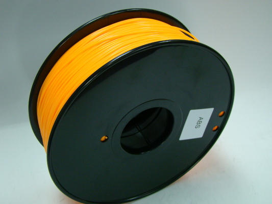 Eco Friendly ABS 3D Printer Filament 1.75mm Fluro Orange 3D Printing Filament