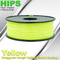 Yellow HIPS 3d Printer Filament 1.75 , material for 3d printing