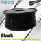 1.75mm / 3.0 mm Temperature Resistance  PETG Black Filament  1.0KG / Roll