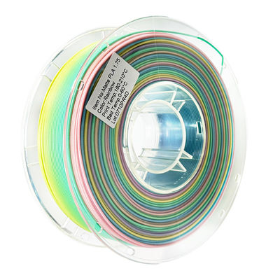 PINRUI 3D Printer Filament PLA Matte Rainbow 1.75mm 1kg Multiple Colors Fit Most FDM Printer