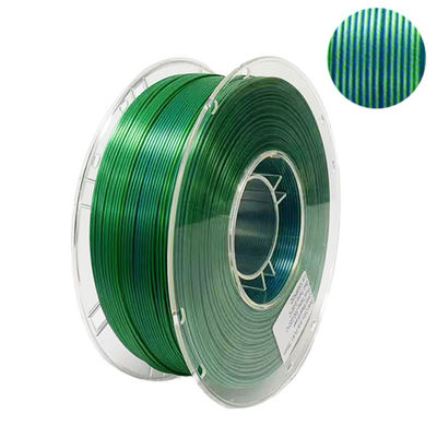 PINRUI Dual Color Silk PLA Filament 1.75mm  Bi-Color 3D Printer Silk PLA Filament 1kg (2.2lbs)