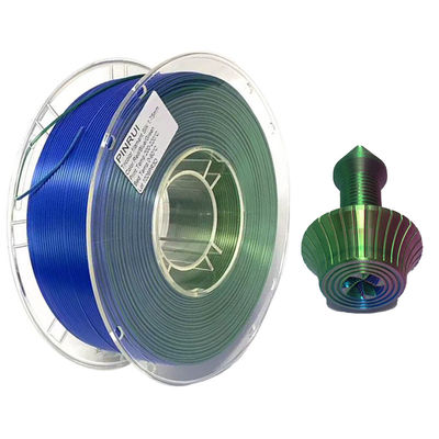 Trip color filament, dual color filament, silk filament, pla filament, 3d filament