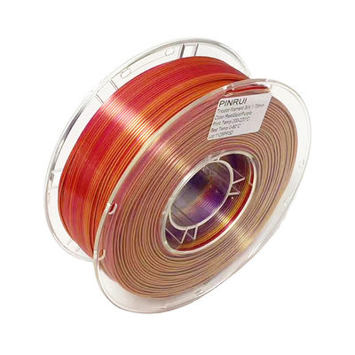 Trip color filament, dual color filament, silk filament, pla filament, 3d filament