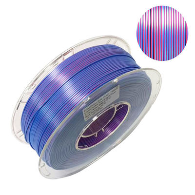 dual color 3d printer filament, silk filament ,pla filament ,3d printer filament