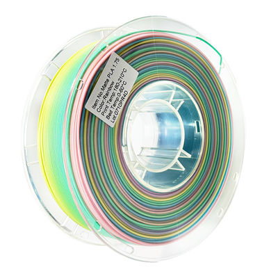 PINRUI 3D Printer Filament Rainbow Dreamy Color 1.75mm 1kg Multiple Colors Fit Most FDM Printer