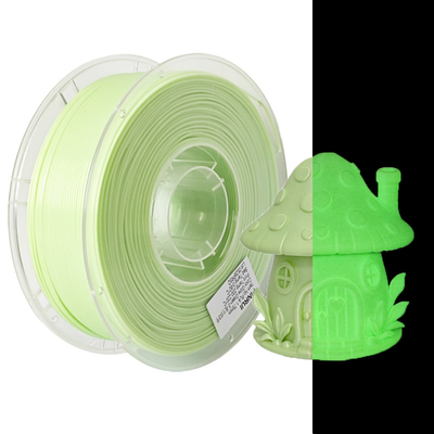 PINRUI Glow-in-the-Dark PLA Filament Light Green Color 3D Printer Rods Available for Sale