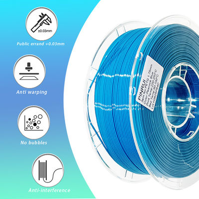 High Temperature Resistance PETG 3D Printer Filament with Precision Tolerance and 1kg Net Weight for FDM Printing