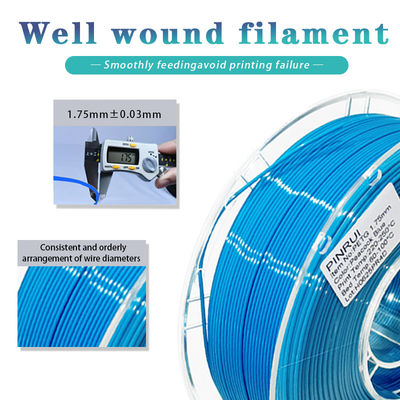 High Temperature Resistance PETG 3D Printer Filament with Precision Tolerance and 1kg Net Weight for FDM Printing