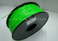 Customized Green1.75mm / 3.0mm 1.0KgG / roll ABS 3D Printer Filament