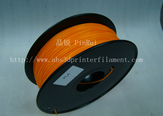 Biodegradable Orange PLA 3d Printer Filament  1.75mm Materials For 3D Printing