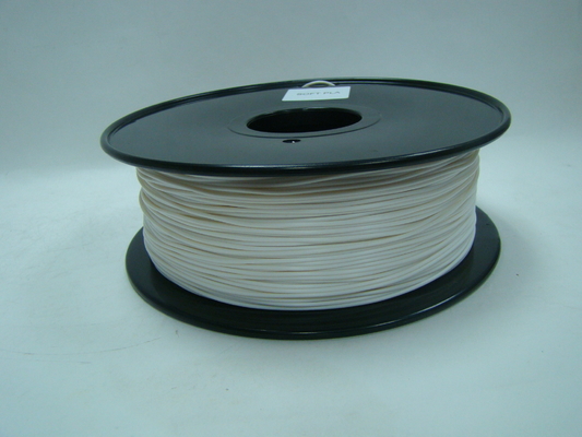 Soft PLA 3D Printer Filament, good flexibility 1.75 / 3.0mm